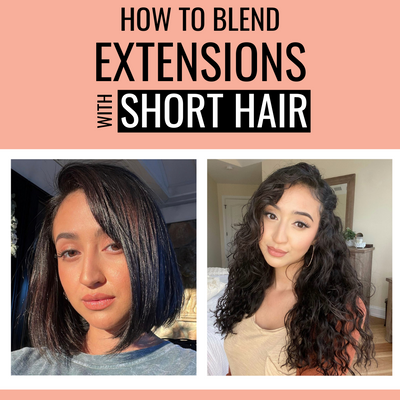 How To Blend Extensions With Short Blunt Hair