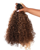 curly weft bundle extensions hair