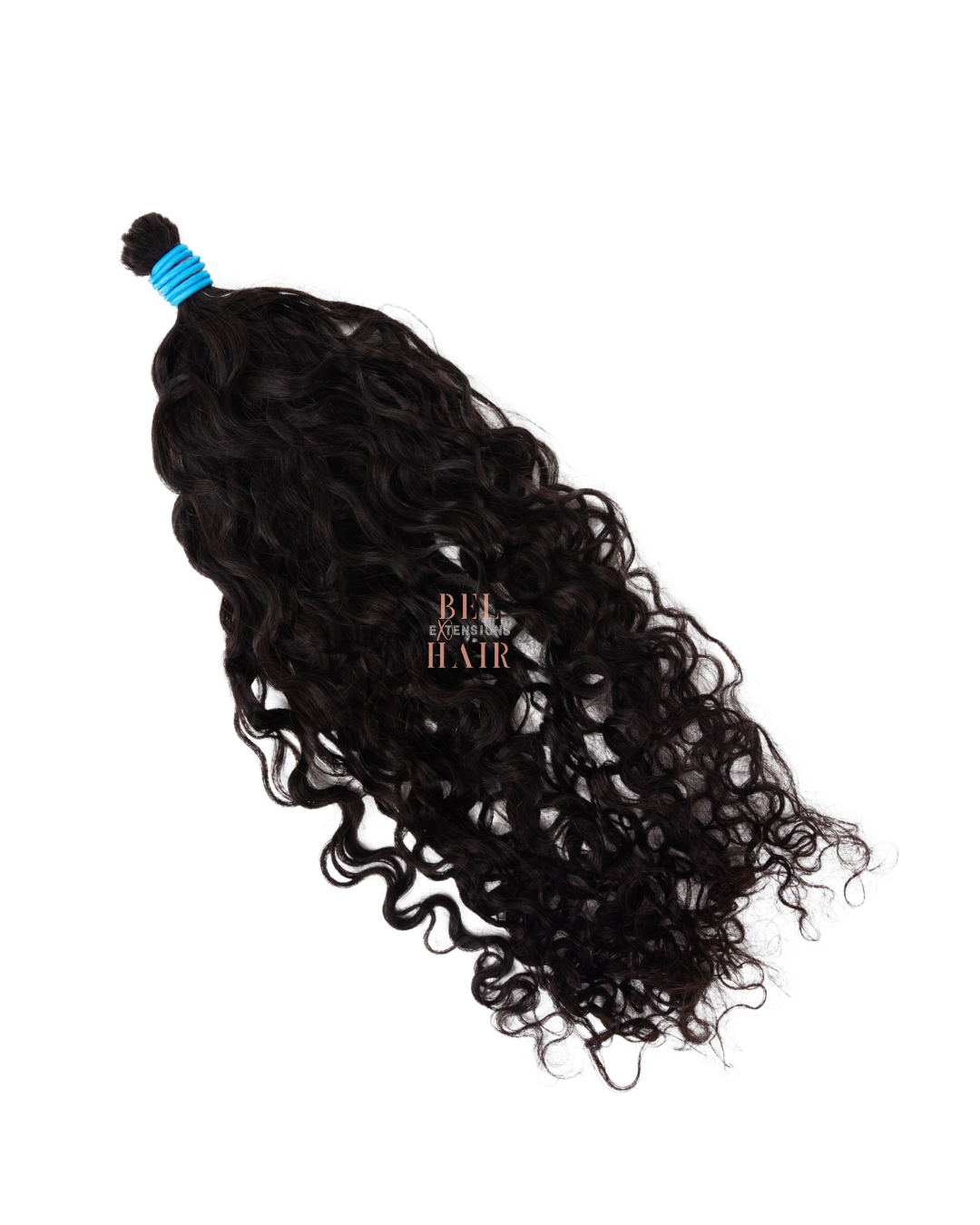 curly black boho human braiding hair