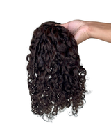 Exotic Curly Bougie Clip-In Set — Darkest Brown, 24"