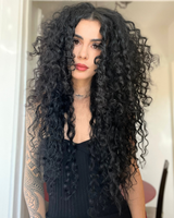 Exotic Curly Fusion I-Tip — Natural Black, 18"