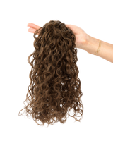 18" Beach Wavy I-tip Medium Brown #4