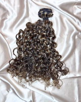 22" Beach Wavy #2/#27 50:50 Highlight Blend Clip-In Set | 100g