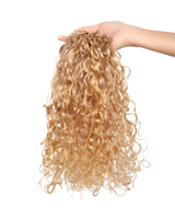 18" Beach Wavy Machine Weft - #27 Honey Blonde